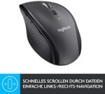 Logitech M705 Marathon Kabellose Maus – 3-Jahre Batterie, 5 Tasten, USB-Empfänger, Kompatibel mit PC, Mac & Chromebook – Bild 3