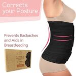 KeaBabies 3 in 1 Postpartale Bauch Unterstützung Erholung Gürtel - Postpartum Gürtel für Damen - Postnatal Bauchgurt nach Geburt - Rückbildungsgürtel nach Geburt – Bild 4