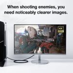 iVANKY DisplayPort Kabel 4K/2M, Unterstützung [4K@60Hz, 2K@144Hz, 2K@165Hz, 1080@240Hz, 3D] DP 1.2 Cable, Kompatibel mit FreeSync und G-Sync, Geeignet für 144Hz-Gaming-Monitor, TV, PC und Mehr – Bild 3
