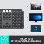 Logitech MX Keys Plus kabellose beleuchtete Tastatur mit Handballenauflage – Bild 9
