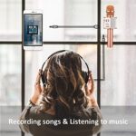 BONAOK Drahtloses Bluetooth Karaoke Mikrofon, 3 in 1 Handmikrofon Geburtstagsgeschenk Home Party Lautsprecher für iPhone/Android/iPad/PC/Smartphone – Bild 4