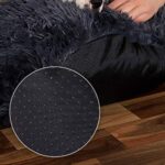 lionto Donutbett für Hunde & Katzen – Rundes, flauschiges Haustierbett mit extra dicker Füllung – Bild 6