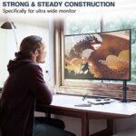 ErGear 13-35 Zoll/12KG Monitor Halterung Ultraweitbildschirm Schwerer Gasdruckfeder Vollbereichs-einstellbar Monitor Arm Neigung +85°/-30° Schwenkung 180° Drehung 360° VESA 75/100mm – Bild 2