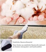 Falechay Sneaker, Socken Damen Füsslinge 8 Paar, No Show Unsichtbare Socken, Unisex – Bild 4