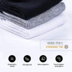 Fullluwaa 6/12 Paar Sneaker Socken Herren Damen Kurze Halbsocken Sportsocken Männer Baumwolle – Bild 6