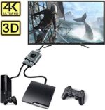 GANA Aluminium HDMI Switch & Splitter, Bidirektionaler 2 In 1 Out oder 1 In 2 Out, HD 4K 3D für TV/Fire Stick/Xbox/PS3/PS4 – Bild 7