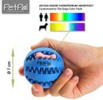Hundeball mit Zahnpflege-Funktion Noppen Hundespielzeug PetPäl – Bild 3