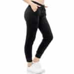 Smith & Solo Jogginghose Damen – Sporthose Frauen Baumwolle| Sweatpants Slim Fit Freizeithose Lang | Trainingshose Fitness High Waist – Jogger Laufhosen Modern – Bild 2