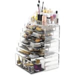 Readaeer Makeup Organizer/Kosmetik Aufbewahrungsbox/Schmink Aufbewahrungskasten mit Schubladen in verschiedenen Grössen, ist für Schlafzimmer und Badzimmer geeignet – Bild 4
