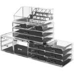 Readaeer Makeup Organizer/Kosmetik Aufbewahrungsbox/Schmink Aufbewahrungskasten mit Schubladen in verschiedenen Grössen, ist für Schlafzimmer und Badzimmer geeignet – Bild 5