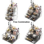 Readaeer Makeup Organizer/Kosmetik Aufbewahrungsbox/Schmink Aufbewahrungskasten mit Schubladen in verschiedenen Grössen, ist für Schlafzimmer und Badzimmer geeignet – Bild 6