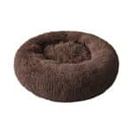 NIBESSER Haustierbett Hundebett Katzenbett Rundes Plüsch Hundesofa Katzensofa Kissen in Doughnut Form
