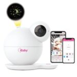 iBaby Care M7 Video Babyphone mit Moonlight Projektlampe, Nachsicht, Temperatur Überwachung, Geruchserkennung