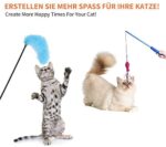 Katzen Spielzeug, Federspielzeug 16 Stück – Bild 6