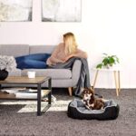 Hundebett Hundekörbchen mit Wendekissen – Bild 3
