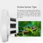 Rauchmelder Kamera 5Megapixel, PoE IP Kamera, Live Stream via APP, oder PC Client Ohne Akku – Bild 4