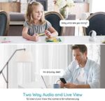 Reolink 4MP Kamera schwenkbar, 2-Wege-Audio, Baby Monitor mit Bewegungserkennung, E1 Pro – Bild 4
