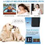 Automatischer Futterspender für Hunde und Katzen mit Zwei Stahlschalen – Bild 7