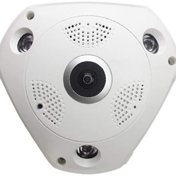 Fisheye Panorama Kamera, mit Audio,  Aussenbereich, Bewegungsmelder, 360° Blickwinkel