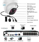 4K Überwachungskamera Set  8X 8Megapixel Kamera + 3TB HDD NVR für  Innen/Aussen, 30 Meter Nachtsicht mit Audio – Bild 2