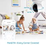 Reolink 4MP Kamera schwenkbar, 2-Wege-Audio, Baby Monitor mit Bewegungserkennung, E1 Pro – Bild 8