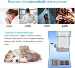 Futterautomat für 2 Haustiere, Automatischer Futterspender für Katze und Hunde – Bild 7