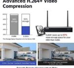 Annke Full-HD Überwachungskamera Set  8X 5MP Kamera Funk NVR mit 1TB Festplatte 30m Nachtsicht IP66 Wetterfest – Bild 6