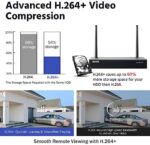 Annke Full-HD Überwachungskamera Set + 4x5 MP Kamera – Bild 6