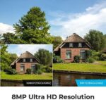 4K Überwachungskamera Set  8X 8Megapixel Kamera + 3TB HDD NVR für  Innen/Aussen, 30 Meter Nachtsicht mit Audio – Bild 3
