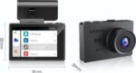 Pro 4K Touch WiFi GPS Dashcam und Rückfahrkamera mit App für Android und iOS – Bild 3