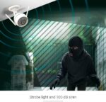 Überwachungskamera , Sirene und Licht Alarm, Nachtsicht, Zwei-Wege-Audio, High-DB-Lautsprecher, Cloud-Service – Bild 3