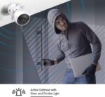 Ezviz C3X Überwachungskamera mit Nachtsicht in Farbe und Personen-/Fahrzeugerkennung, mit Dual-Objektiv + Sirene – Bild 5