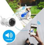 Ezviz C3WN Überwachungskamera aussen/Innen Nachtsicht, Doppelte Externe WLAN-Antennen, High-DB-Lautsprecher – Bild 3