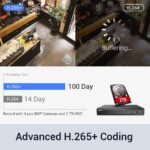ANNKE FC800 4K Ultra HD Überwachungskamera Set mit 24/7 Vollfarb-Nachtsicht Überwachungssystem für den Aussen/Innen – Bild 10