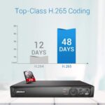 4K PoE Überwachungskamera Set, 16 CH Ultra HD 4K NVR Rekorder mit 8mp Kameras 3TB hdd, Farbe Nachtsicht, 4 x Zoom – Bild 12
