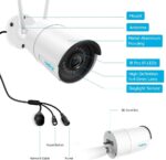 WLAN IP Kamera, Überwachungskamera 1440p HD mit Audio für Aussen/Innen 2,4/5GHz WiFi Kamera mit IR Nachtsicht – Bild 6