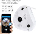 Fisheye Panorama Kamera, mit Audio,  Aussenbereich, Bewegungsmelder, 360° Blickwinkel – Bild 3