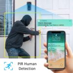 Wlan Türklingel mit HD Kamera, 32GB Speicherkarte – Bild 2
