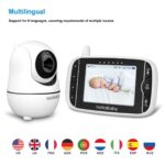 Video Babyphone mit Fernbedienung Pan-Tilt-Zoom,Zwei-Wege-Audio – Bild 5