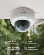 ANNKE H800 4K PoE-Sicherheitskamerasystem + 8CH NVR- mit 4X IP Dome-Kameras, 2 TB Festplatte – Bild 3