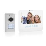 Video Türsprechanlage (für 1 Teilnehmer mit Aufzeichnungsfunktion, 720p HD, 7 Zoll (17,8 cm), LCD-Monitor