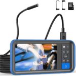 Endoskopkamera Zwei Linsen , mit 4,5 -Zoll -Farb-Bildschirm, 6 LED Licht, IP67 wasserdichte, 32GB TF Karte