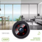 Mini Wireless Kamera, Full HD  mit integriertem Mikrofon/Nachtsicht/Bewegungmelder  und -Live Stream – Bild 5