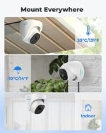 Reolink 5MP PoE IP-Kamera, Dome CCTV – Bild 3
