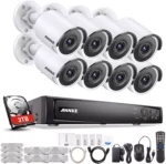 4K PoE Überwachungskamera Set, 16 CH Ultra HD 4K NVR Rekorder mit 8mp Kameras 3TB hdd, Farbe Nachtsicht, 4 x Zoom – Bild 9