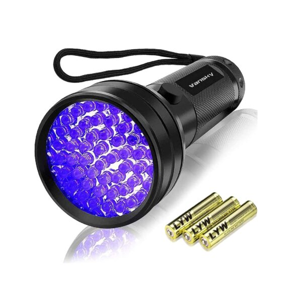Urin-Detektor UV Schwarzlicht Taschenlampe mit 51 LEDs