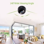 Mini Wireless Kamera, Full HD  mit integriertem Mikrofon/Nachtsicht/Bewegungmelder  und -Live Stream – Bild 4