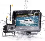 HD 1080P Kabellose Rückfahrkamera mit wasserdichtem 7-Zoll-Monitor für Wohnmobil, Gabelstapler, Krane, Erntemaschinen