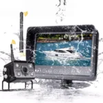 HD 1080P Kabellose Rückfahrkamera mit wasserdichtem 7-Zoll-Monitor für Wohnmobil, Gabelstapler, Krane, Erntemaschinen