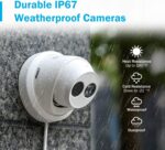 4K UHD POE Überwachungskamera Set, 8 x 8MP Video Überwachungssystem,H.265+ 8CH NVR Rekorder mit 3TB hdd – Bild 7